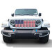 Under The Sun Inserts American Flag Series Grille Insert Under The Sun Inserts  American Flag Series Grille Insert for 24 Jeep Wrangler JL and Gladiator JT