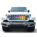 Under The Sun Inserts Sunset Grille Insert Under The Sun Inserts  Sunset Grille Insert for 24 Jeep Wrangler JL and Gladiator JT