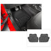 WeatherTech  DigitalFit Front & Rear Floor Liners for 18-25 Jeep Wrangler JL 2-Door