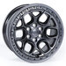 AEV 28401103AA Crestone DualSport Onyx Wheel for 16-23 Toyota Tacoma