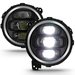 Anzo USA Full LED Projector Headlights in Black Anzo USA 111466 Full LED Projector Headlights in Black for 18-22 Jeep Wrangler JL & Gladiator JT