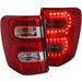 Anzo USA LED Tail Lights Anzo USA  LED Tail Lights for 99-04 Jeep Grand Cherokee WJ
