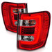 Anzo USA LED Tail Lights with C Light Bar Anzo USA  LED Tail Lights with C Light Bar for 99-04 Jeep Grand Cherokee WJ