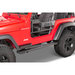 Aries Front Tube Doors Aries 1500100 Front Tube Doors for 97-06 Jeep Wrangler TJ