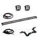 Baja Designs 447506 Squadron Sport & 40" S8 Driving/Combo LED Light Bar with Cowl Mounts for 18-19 Jeep Wrangler JL & 2020 Jeep Gladiator JT