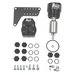 Baxter Performance RJ-404-CP Cartridge to Remote Oil Filter Adapter with 6-Port Remote Mount for 18-26 Jeep Wrangler JL & Gladiator JT with 3.6L