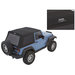 Bestop Jeep Logo Trektop Glide Soft Top Bestop  Jeep Logo Trektop Glide Soft Top for 07-18 Jeep Wrangler JK 2-Door