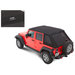 Bestop Jeep Logo Trektop Soft Top Bestop  Jeep Logo Trektop Soft Top for 07-18 Jeep Wrangler JK Unlimited 4-Door
