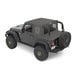 Bestop Trektop Halftop Bestop  Trektop Halftop for 07-18 Jeep Wrangler JK 2-Door