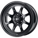 Black Rock  Series 930 Alloy Wheel in Gloss Black for 07-26 Jeep Wrangler JK, JL & Gladiator JT