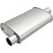 BRExhaust 100-5285 Direct-Fit Muffler for 97-00 Jeep Wrangler TJ with 2.5L and 4.0L Engines