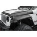 Bushwacker Trail Armor Hood Armor Bushwacker 14129 Trail Armor Hood Armor for 07-18 Jeep Wrangler JK