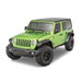 Bushwacker Flat Style Fender Flares Bushwacker 10923-07 Flat Style Fender Flares for 18-22 Jeep Wrangler JL