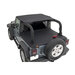 Bushwacker Trail Armor Twill Flat Back Soft Top Bushwacker 15235 Trail Armor Twill Flat Back Soft Top for 07-18 Jeep Wrangler JK 2 Door