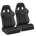 Corbeau  A4 Wide Reclining Racing Seat Pair  for 76-18 Jeep CJ-7, Wrangler YJ, TJ, JK & Unlimited