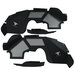 Combat Off Road 15-1266 Max Flow Front Inner Fender Liners for 07-18 Jeep Wrangler JK