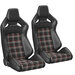 Corbeau  Plaid Sportline RRX Reclining Seat Pair 