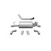 Corsa Performance dB Performance by Corsa Dual Rear Exit Axle Back Sport Exhaust Corsa Performance 21013BLK dB Performance by Corsa Dual Rear Exit Axle Back Sport Exhaust for 18-20 Jeep Wrangler JL
