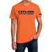 Jeep Merchandise Men's Jeep Explore the Detours T-Shirt in Orange Jeep Merchandise  Men's Jeep Explore the Detours T-Shirt in Orange
