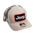 Jeep Merchandise  Jeep Heather Grey and Camo Trucker Patch Hat 