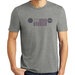 Jeep Merchandise  Men's Jeep Flag Grille in Triblend Grey T-Shirt 