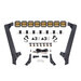 Diode Dynamics SS5 CrossLink Windshield Yellow Combo Lightbar Kit Diode Dynamics  SS5 CrossLink Windshield Yellow Combo Lightbar Kit for 07-18 Jeep Wrangler JK
