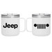 Jeep Merchandise  Jeep Logo Powder Coated Camper Mug 