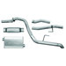 DynoMax QuietCrawler Performance Exhaust System DynoMax 39541 QuietCrawler Performance Exhaust System for 2020 Jeep Gladiator JT
