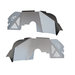 EVO Manufacturing Front Vented Fender Liners EVO Manufacturing  Front Vented Fender Liners for 18-23  Jeep Wrangler JL & Gladiator JT