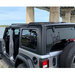 Exposed Racks Low Profile Hardtop Roof Rack Solid Black Exposed Racks 8-00-9655-BK Low Profile Hardtop Roof Rack Solid Black for 18-20 Jeep Wrangler JL