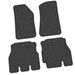 FlexTread  Tire Tread/Scorched Earth Scene Front & Rear Floor Liners for 18-24 Jeep Wrangler JL Unlimited 4-Door