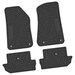 FlexTread  Tire Tread/Scorched Earth Scene Front & Rear Floor Liners with WRANGLER Logo for 18-24 Jeep Wrangler JL 2-Door