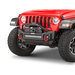 Go Rhino Rockline Front Bumper with Overrider Grille Guard Go Rhino 331101T Rockline Front Bumper with Overrider Grille Guard for 07-23 Jeep Wrangler JL, JK & Gladiator JT