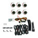 KC HiLiTES  Cyclone V2 LED Rock Light Kit - 6 Lights 