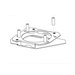 LoD Offroad OEM Fog Light Bezel Kit LoD Offroad JFL1881 OEM Fog Light Bezel Kit for 18-22 Jeep Wrangler JL & Gladiator JT with a Black Ops Front Bumper