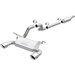 Magnaflow Street Series Stainless Steel Dual Exit Cat Back Exhaust System in Stainless Steel  Magnaflow 19416 Street Series Stainless Steel Dual Exit Cat Back Exhaust System in Stainless Steel  for 18-21 Jeep Wrangler JL with 3.6L