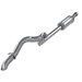 MBRP Pro Series 2.5" T-304 Stainless Single Rear Exhaust System MBRP S5533304 Pro Series 2.5" T-304 Stainless Single Rear Exhaust System for 18-20 Jeep Wrangler JL