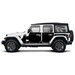 Mek Magnet  PET Armor Full Body Kit for 18-21 Jeep Wrangler JL Unlimited 4-Door