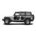 Mek Magnet  Magnetic Half Door Armor Kit for 07-18 Jeep Wrangler JK Unlimited 4-Door