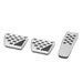 Mopar Brushed Pedal Pads Mopar 82215334AC Brushed Pedal Pads for 18-19 Jeep Wrangler JL & 2020 Gladiator JT w/ Manual Transmission