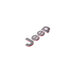 Mopar  68309633AA Front Fender " Jeep" Nameplate with Red Outline for 18-26 Jeep Wrangler JL & Gladiator JT Rubicon