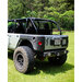 Motobilt MB3056 Aluminum Rear Half Doors for 07-18 Jeep Wrangler JK Unlimited 4-Door