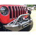 Motobilt MB1078-B Crusher Front Bumper with Bull Bar  for 18-26 Jeep Wrangler  JL  & Gladiator JT