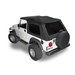 MasterTop SkyMaster® Frameless Fastback Soft Top MasterTop  SkyMaster® Frameless Fastback Soft Top for 04-06 Jeep Wrangler Unlimited LJ