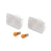 Crown Automotive Clear Front Turn Signal Lenses Crown Automotive RT28012 Clear Front Turn Signal Lenses for 87-93 Jeep Wrangler YJ