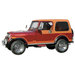 Phoenix Graphix Laredo Vinyl Hood Graphics Kit Phoenix Graphix  Laredo Vinyl Hood Graphics Kit for 80-84 Jeep CJ-7 Laredo