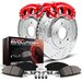 PowerStop  Z23 Evolution Sport Brake Upgrade Kit with Powder Coated Calipers for 03-06 Jeep Wrangler TJ Rear Disc Models
