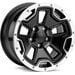 Quadratec Hardrock II Wheel 17x8.5 with 5.2in Backspace Quadratec  Hardrock II Wheel 17x8.5 with 5.2in Backspace for 07-26 Jeep Wrangler JL, JK & Gladiator JT