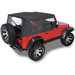 QuadraTop Replacement Soft Top with Upper Doors & Clear Windows  QuadraTop  Replacement Soft Top with Upper Doors & Clear Windows  for 97-06 Jeep Wrangler TJ