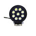 Quake LED QFR793 Fracture RGB 4" Round LED Spot Light - Single 